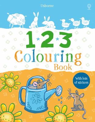 123 Colouring Book with Stickers 