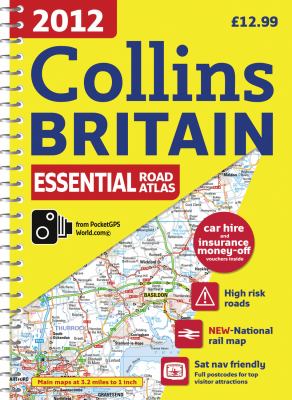 2012 Collins Essential Road Atlas Britain 