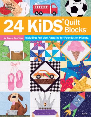 24 Kids Quilt Blocks 