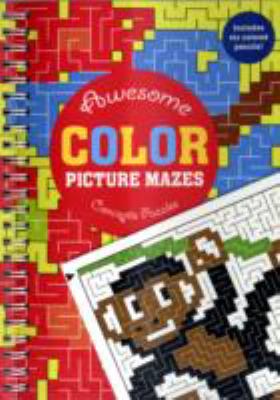 Awesome Color Picture Mazes With Colored Pencils Conceptis Puzzles 