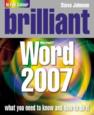 Brilliant Word 2007 Johnson Steve 