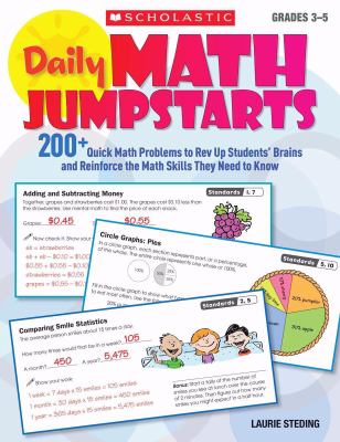 Daily Math Jumpstarts Grades 3 5 Steding Laurie 