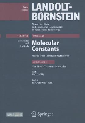 H2O Hoh Part 1 Alpha Molecular Constants Mostly from Infrared Picqu Nathalie 