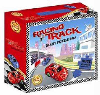 Racing Track Giant Puzzle Box Floor Puzzle Carrycase Gaston Vanzet 