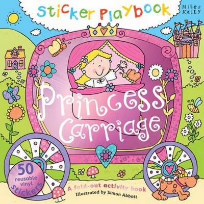 STICKER PLAYBOOK PRINCESS CARRIAGE 