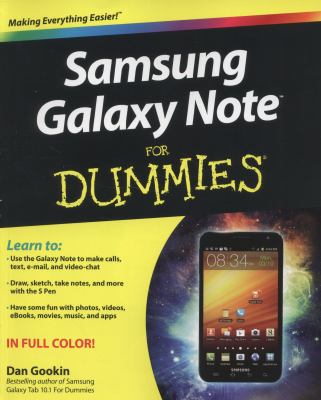 Samsung Galaxy Note For Dummies 