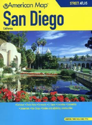 San Diego California Street Atlas 