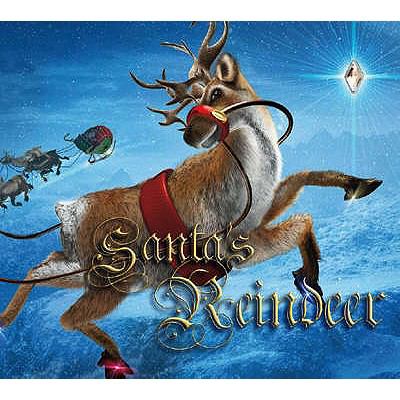 Santa s Reindeer Green Rod 