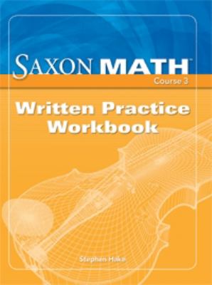 Saxon Math Course 3 Various 