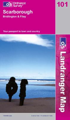 Scarborough Bridlington and Filey Ordnance Survey 