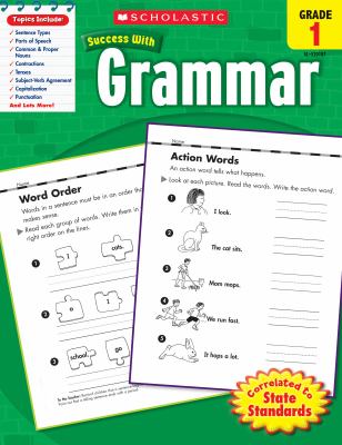 Scholastic Success with Grammar Grade 1 
