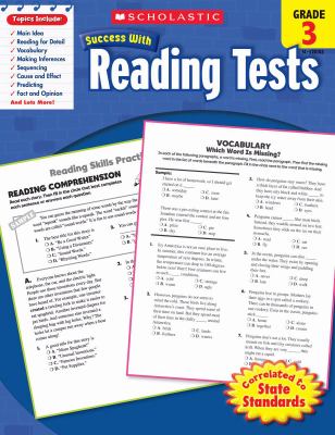 Scholastic Success with Reading Tests Grade 3 