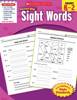 Scholastic Success with Sight Words 