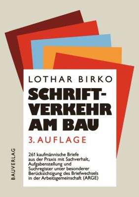 Schriftverkehr Am Bau Birko Lothar 