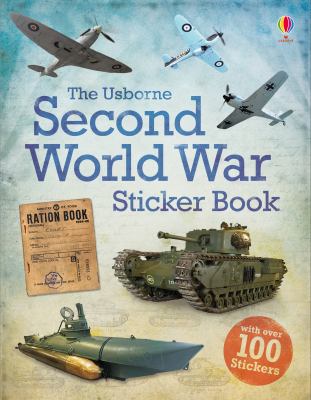 Second World War Sticker Book Brook Henry 