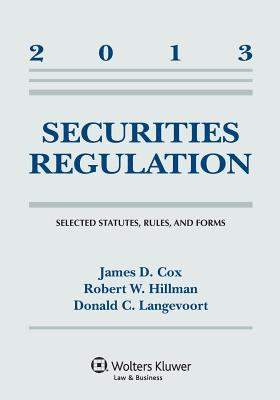 Securities Regulation James D Cox Robert 