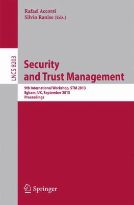 Security and Trust Management 