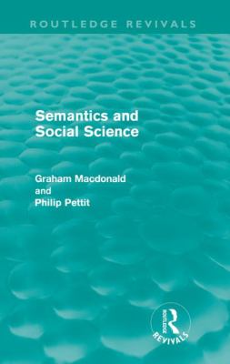 Semantics and Social Science MacDonald Graham 