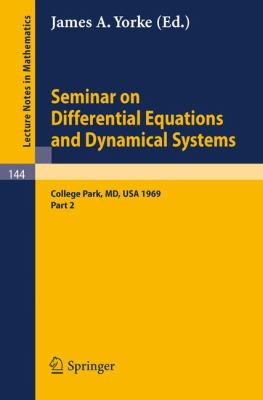Seminar on Differential Equations and Dynamical Systems 