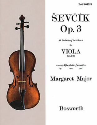 Sevcik for Viola Opus 3 