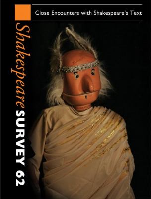 Shakespeare Survey Volume 62 Holland Peter 