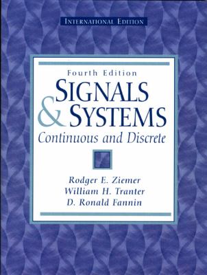 Signals and Systems Fannin D Ronald 