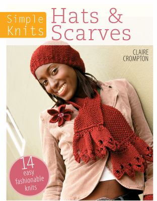 Simple Knits Knitted Hats Scarves Crompton Clare 