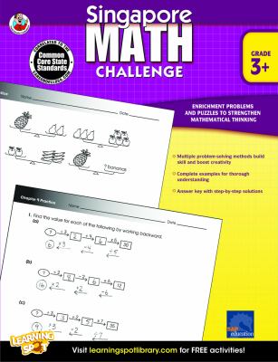 Singapore Math Challenge Grades 3 5 