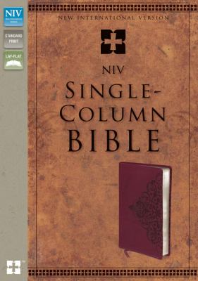 Single Column Bible NIV Zondervan Bibles 