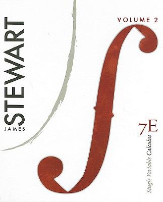 Single Variable Calculus Volume 2 Stewart James 