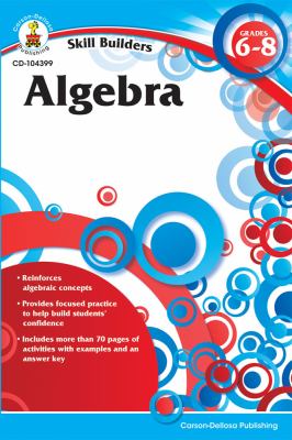 Skill Builders Algebra Grades 6 8 