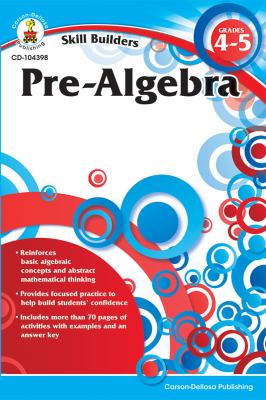 Skill Builders Pre Algebra Grades 4 5 