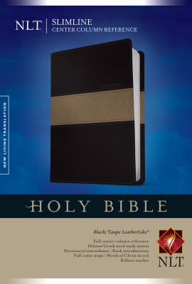 Slimline Center Column Reference Bible NLT 