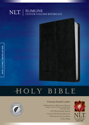 Slimline Center Column Reference Bible NLT 
