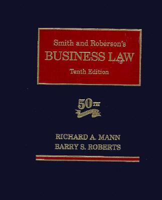 Smith and Roberson s Business Law 
