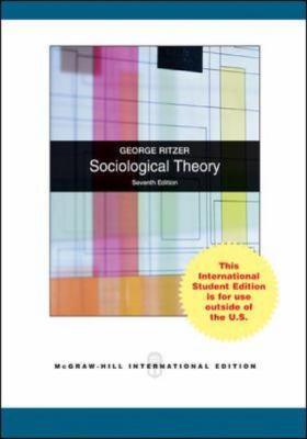 Sociological Theory Ritzer George 