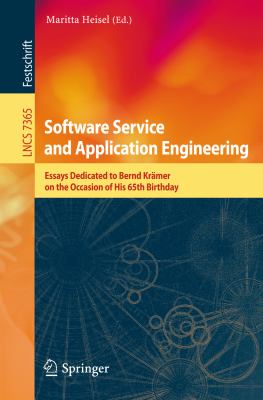 Software Service and Application Engineering Heisel Maritta 