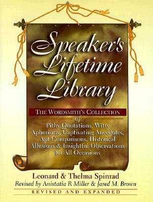 Speaker s Lifetime Library Spinrad Thelma 