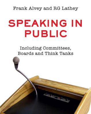 Speaking in Public Alvey Frank 