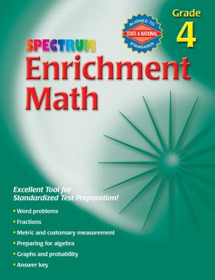 Spectrum Enrichment Math Grade 4 School Specialty 