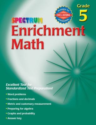Spectrum Enrichment Math Grade 5 School Specialty 