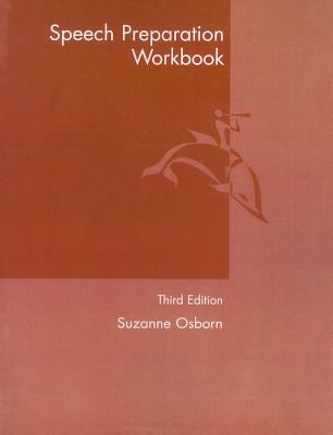 Speech Preparation Workbook Osborn Suzanne 