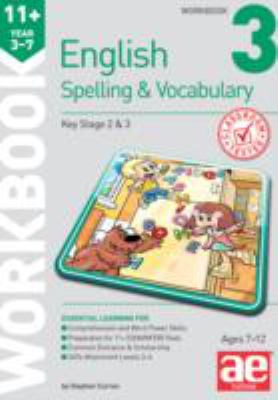 Spelling Vocabulary Workbook 3 Foundation Curran Steven 