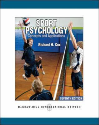 Sport Psychology Cox Richard H 