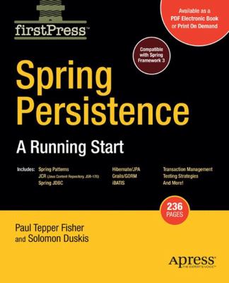 Spring Persistence A Running Start 