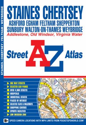 Staines Street Atlas Geographers A Z Map 