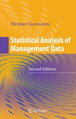 Statistical Analysis of Management Data 