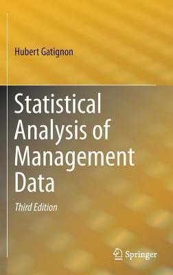 Statistical Analysis of Management Data Gatignon Hubert 