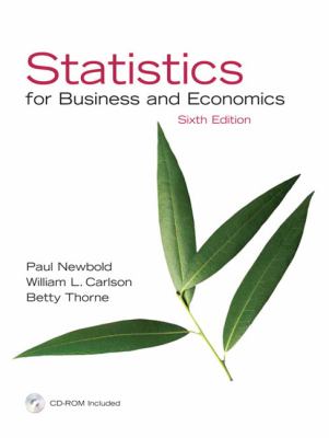 Statistics for Business and Economics With CD 