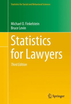 Statistics for Lawyers Finkelstein Michael 